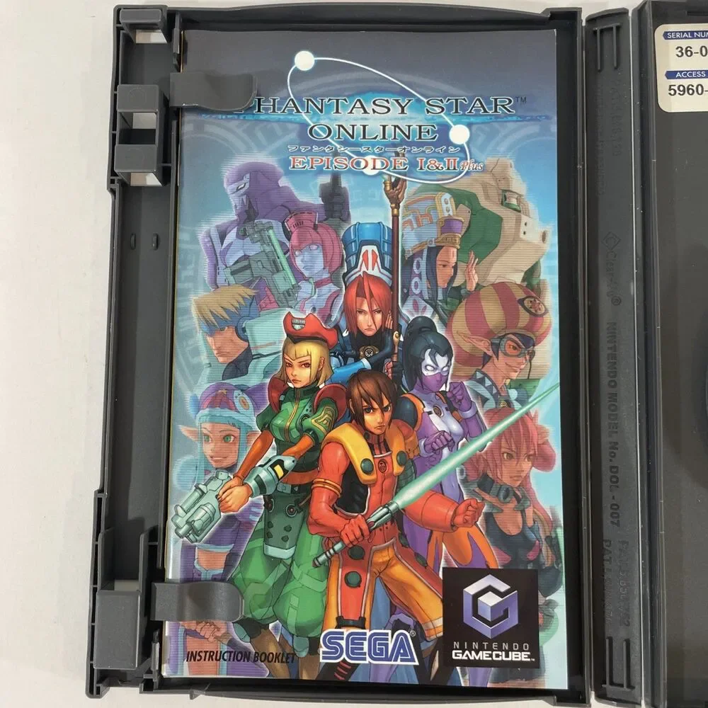 Phantasy Star Online: Episode I & II - Plus (Nintendo GameCube, 2004) -  CIB